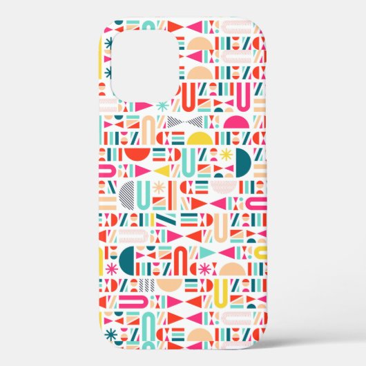 Mooie kleurrijke geometrische vormen patronen voti Case-Mate iPhone case (Achterkant)