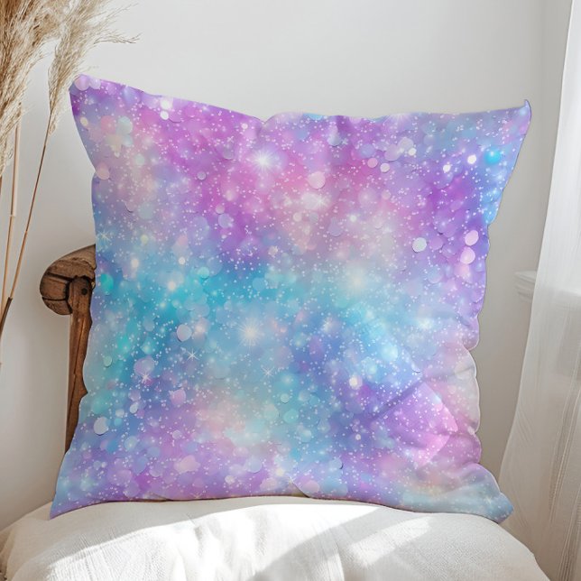 Mooie Kleurrijke Glitterende Achtergrond Kussen (Creator heeft geüpload)