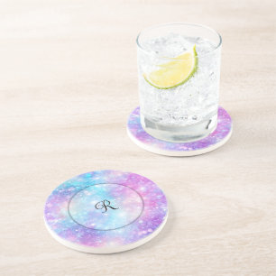 Mooie Kleurrijke Glitterende Achtergrond Zandsteen Onderzetter