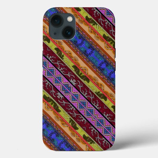 Mooie kleurrijke handgetekende mok Case-Mate iPhone case (Achterkant)