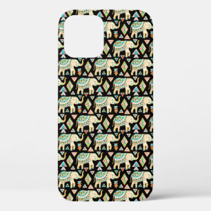 Mooie kleurrijke Indische olifantenpatroon Case-Mate iPhone Case