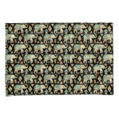 Mooie kleurrijke Indische olifantenpatroon Kussensloop (Voorkant-Rechts)