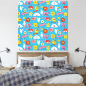 Mooie Kleurrijke Karakters Pop Art Canvas Afdruk (Insitu (Slaapkamer))