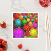 Mooie, Kleurrijke, Kerstversieringen Servetten (Insitu)