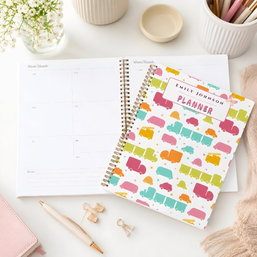 Mooie Kleurrijke Kinderen Achtergrond Aangepaste N Planner