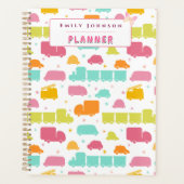 Mooie Kleurrijke Kinderen Achtergrond Aangepaste N Planner (Voorkant)