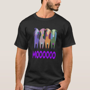 Mooie Kleurrijke Koeien Die Moooooo Premium T-shirt