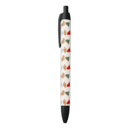 Mooie Kleurrijke Koekjes Patroon Kerst Kinderen Zwarte Inkt Pen