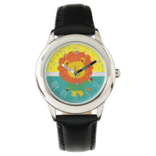 Mooie Kleurrijke Leeuw voor Kinderen, Baby Horloge