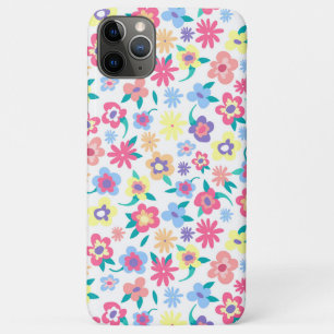 Mooie kleurrijke lente bloemen patroon Case-Mate iPhone case