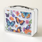 Mooie kleurrijke lente vlinders voor studenten (Achterkant)