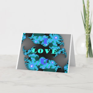 Mooie kleurrijke Liefde universum vector design ku Aankondiging