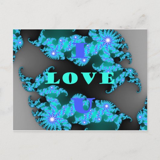 Mooie kleurrijke Liefde universum vector design ku Aankondigingskaart (Voorkant)