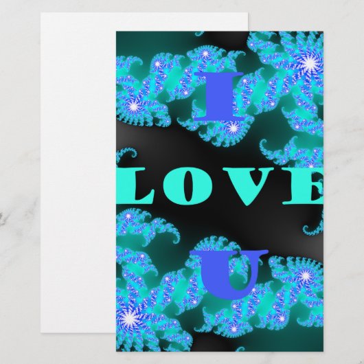 Mooie kleurrijke Liefde universum vector design ku Briefpapier (Voorkant / Achterkant)