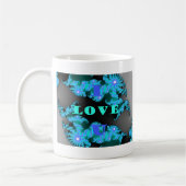 Mooie kleurrijke Liefde universum vector design ku Koffiemok (Links)