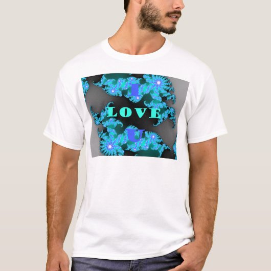 Mooie kleurrijke Liefde universum vector design ku T-shirt (Voorkant)