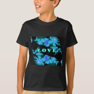 Mooie kleurrijke Liefde universum vector design ku T-shirt