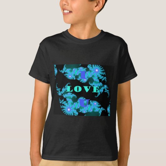 Mooie kleurrijke Liefde universum vector design ku T-shirt (Voorkant)