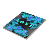 Mooie kleurrijke Liefde universum vector design ku Tegeltje (Zijkant)