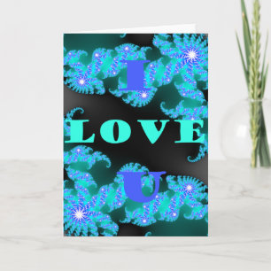 Mooie kleurrijke liefde universum vector ontwerp k kaart