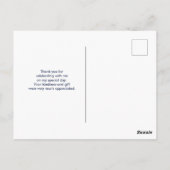 Mooie Kleurrijke Macarons Patroon Dank Je Wel Briefkaart (Achterkant)