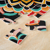 Mooie kleurrijke Mandala Legpuzzel (Zijkant)