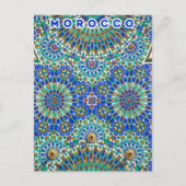 Mooie kleurrijke Marokko Zellij patronen Briefkaart (Voorkant)