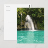 Mooie, kleurrijke Natuur voor waterval Briefkaart (Voorkant / Achterkant)