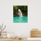 Mooie, kleurrijke Natuur voor waterval Poster (Keuken)
