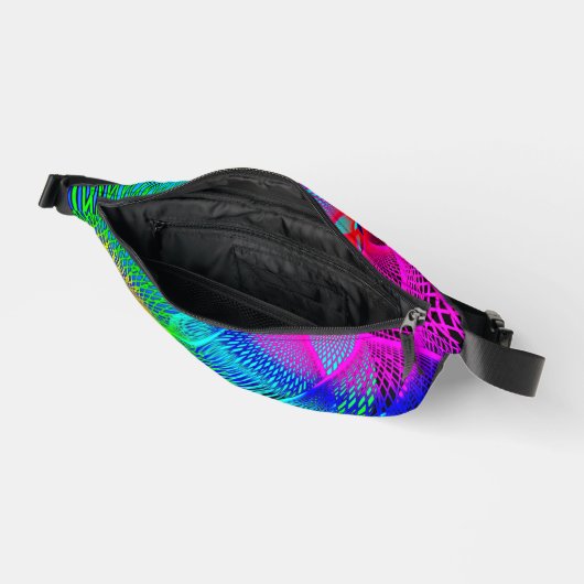 Mooie kleurrijke Neon Lights Fanny Pack Heuptasje (Open)