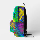 Mooie kleurrijke Neon Lights rugzak (Rechts)