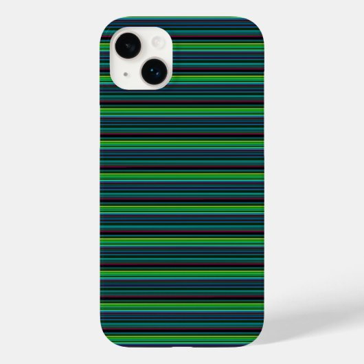 Mooie kleurrijke neon strepen Case-Mate iPhone case (Achterkant)