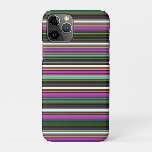 Mooie kleurrijke neon strepen Case-Mate iPhone case (Achterkant)
