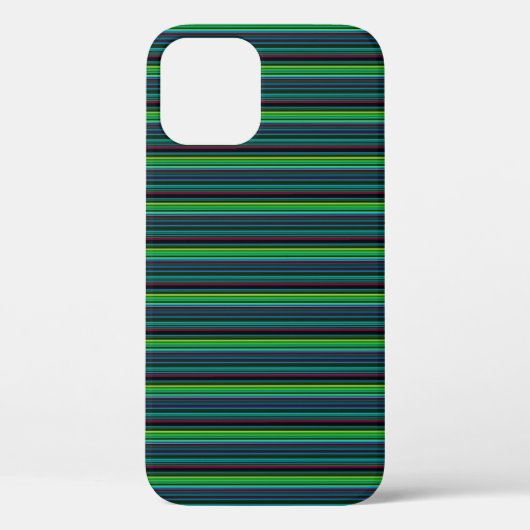 Mooie kleurrijke neon strepen Case-Mate iPhone case (Achterkant)
