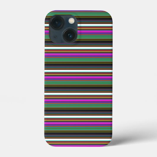 Mooie kleurrijke neon strepen Case-Mate iPhone case (Achterkant)