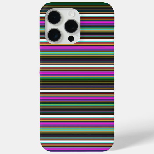 Mooie kleurrijke neon strepen Case-Mate iPhone case (Achterkant)