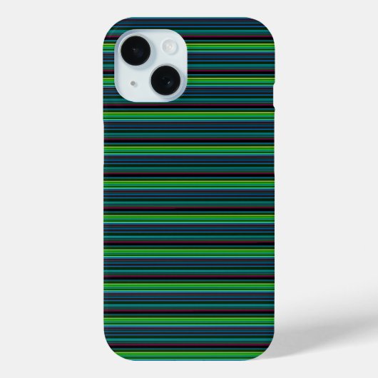 Mooie kleurrijke neon strepen Case-Mate iPhone case (Achterkant)