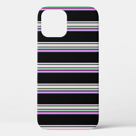 Mooie kleurrijke neon strepen Case-Mate iPhone case (Achterkant)
