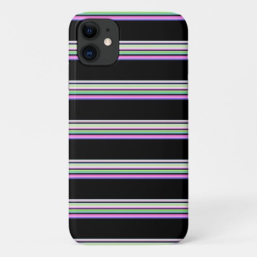 Mooie kleurrijke neon strepen Case-Mate iPhone case (Achterkant)