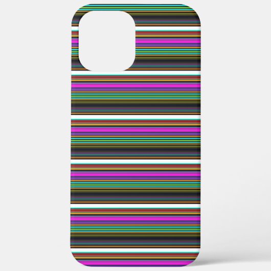 Mooie kleurrijke neon strepen Case-Mate iPhone case (Achterkant)