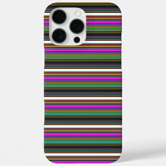 Mooie kleurrijke neon strepen Case-Mate iPhone case (Achterkant)