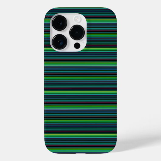 Mooie kleurrijke neon strepen Case-Mate iPhone case (Achterkant)