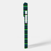 Mooie kleurrijke neon strepen Case-Mate iPhone case (Achterkant / Links)