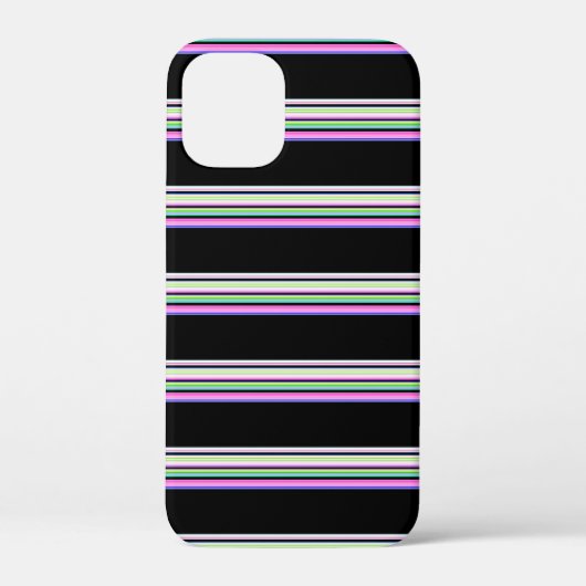 Mooie kleurrijke neon strepen Case-Mate iPhone case (Achterkant)