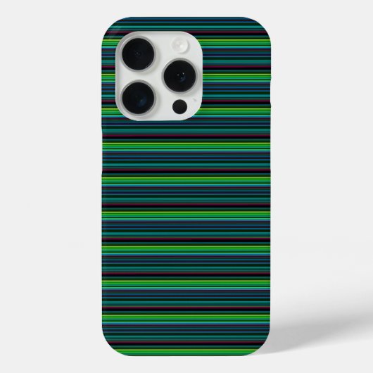 Mooie kleurrijke neon strepen Case-Mate iPhone case (Achterkant)