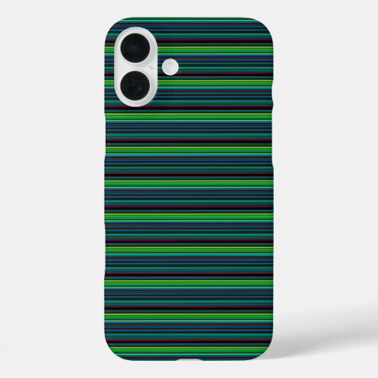 Mooie kleurrijke neon strepen Case-Mate iPhone case (Achterkant)