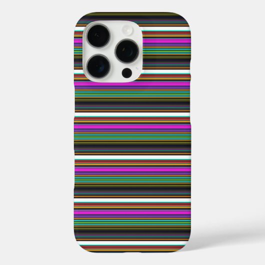 Mooie kleurrijke neon strepen Case-Mate iPhone case (Achterkant)