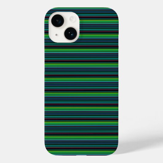 Mooie kleurrijke neon strepen Case-Mate iPhone case (Achterkant)