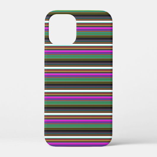 Mooie kleurrijke neon strepen Case-Mate iPhone case (Achterkant)