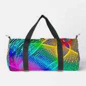 Mooie kleurrijke neonlichten plunjezak (Voorkant)